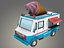 3D ice cream truck
