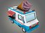3D ice cream truck