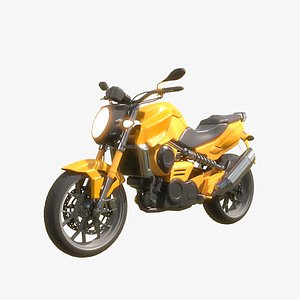 Heavy Bike 3D Model 3D model
