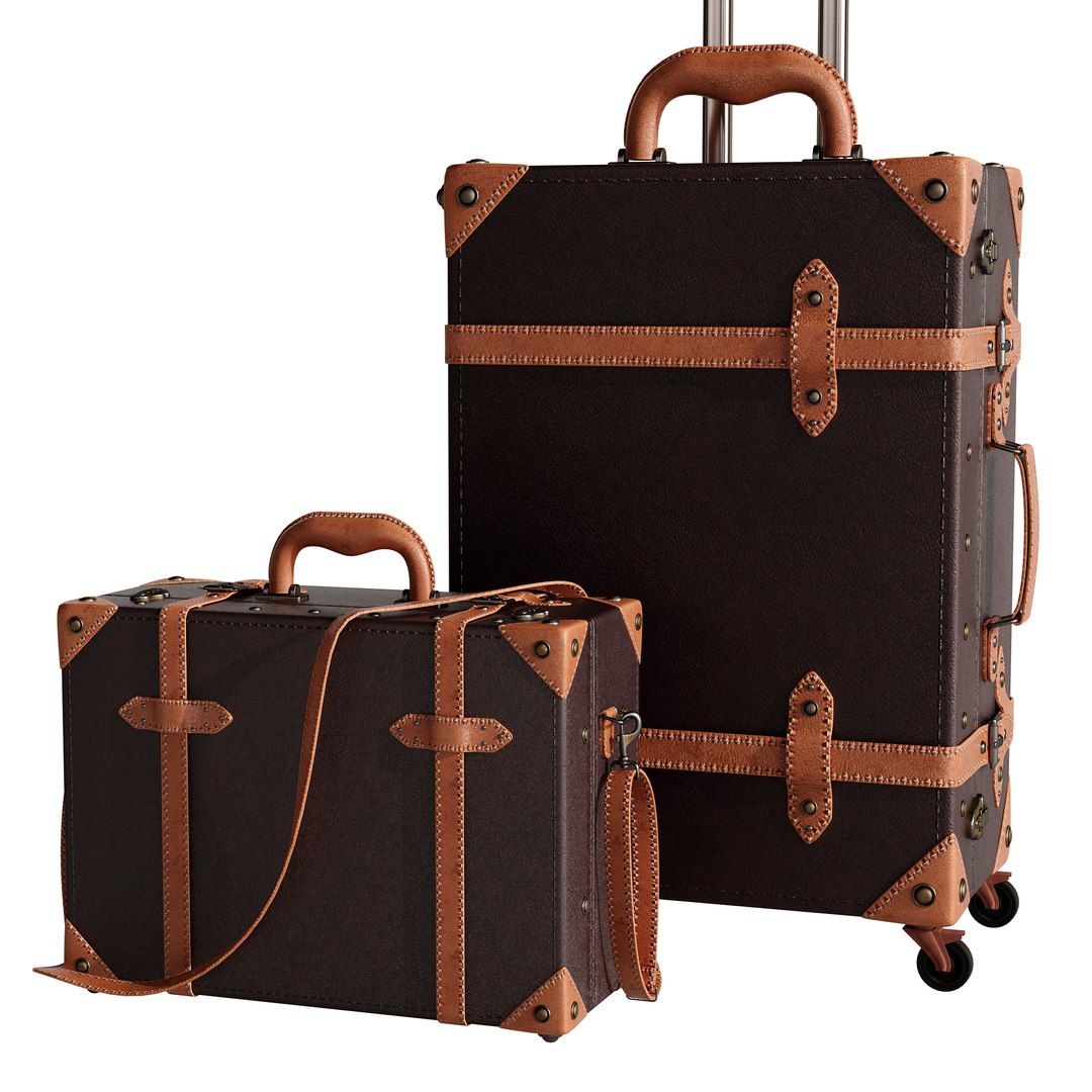 3D Baggage Set 2 Model TurboSquid 1952136