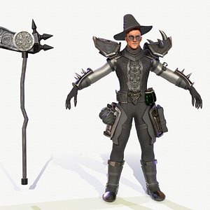 FWarlock 3D model