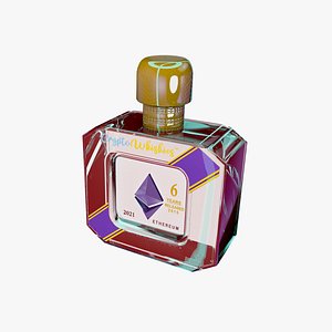 3D PERFUME BOTTLE WITH BOX model