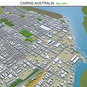 3D Cairns Australia model