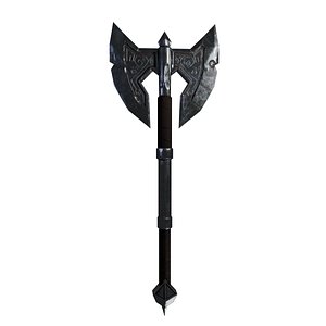 Medieval Battleaxe 3D