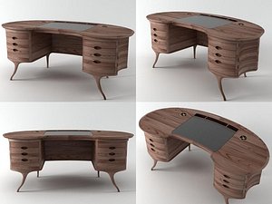 3D bean desk model