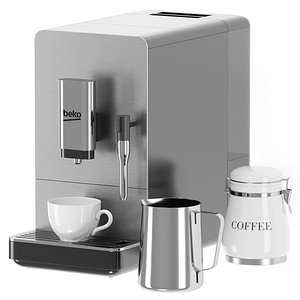 3D BEKO espresso coffee machine