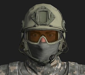 3D military spec ops soldier