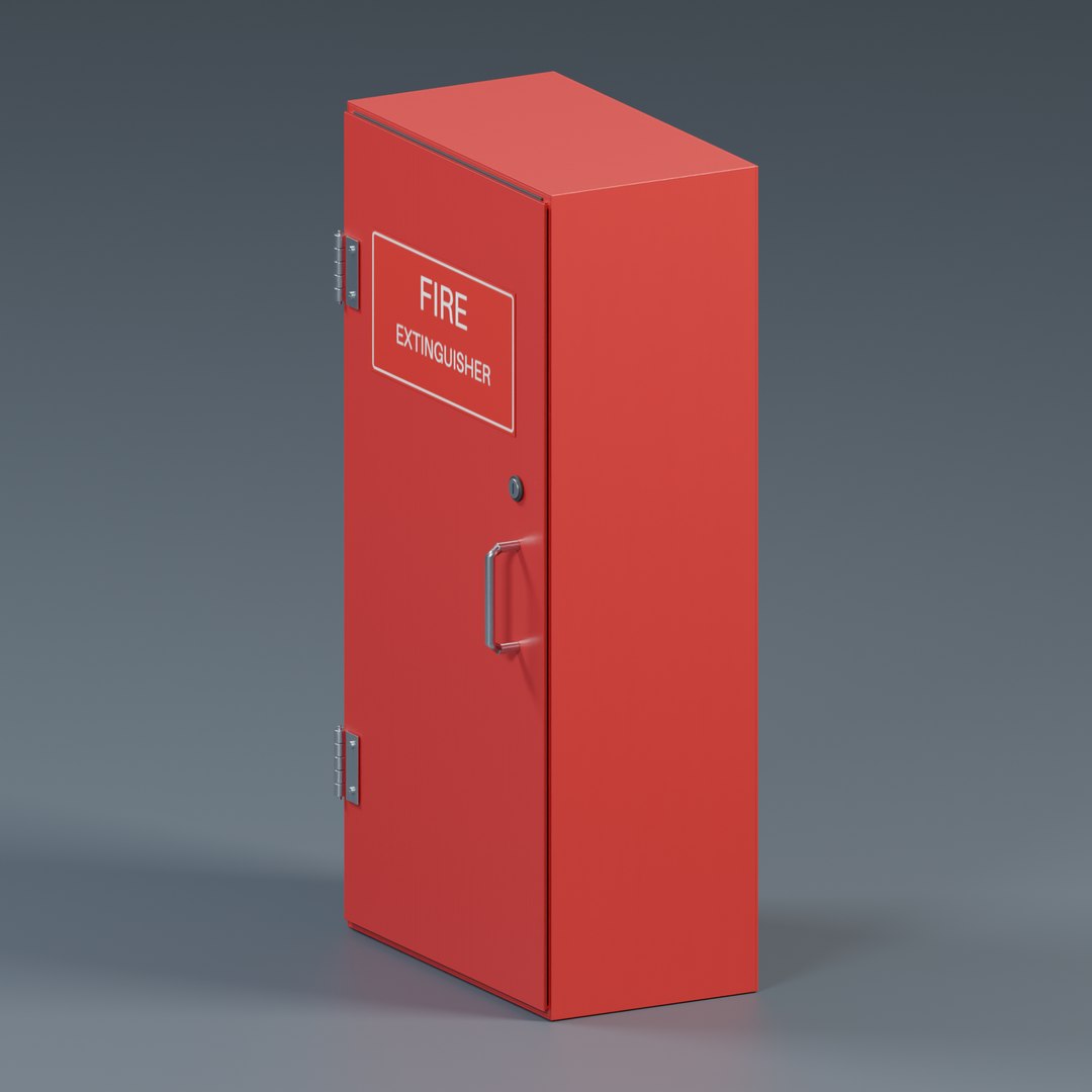 3D Wall Mounted Steel Fire Extinguisher Cabinet PBR model https://p.turbosquid.com/ts-thumb/8P/lJNYqF/2E/04_side/png/1793323307/1920x1080/fit_q87/91fa81878ee570530b1d021dc98c343249429cbe/04_side.jpg