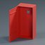 Wall Mounted Steel Fire Extinguisher Cabinet PBR