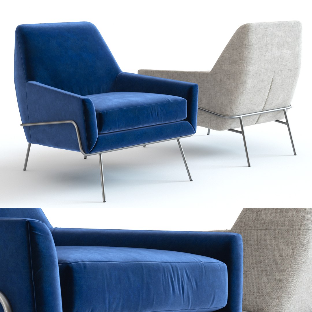 West Elm Lucas Wire Model TurboSquid 1387918