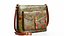 3D Designer Floral Leather Satchel