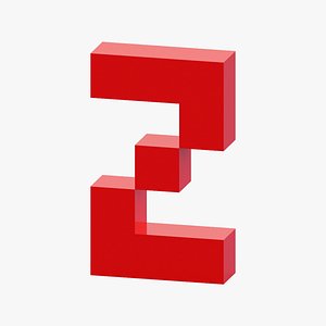 3D Pixel Letter Z
