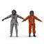Astronauts 3D Models Collection 4