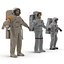 Astronauts 3D Models Collection 4