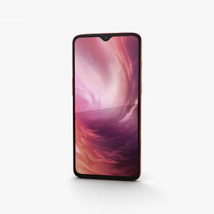 3D model oneplus 7 red