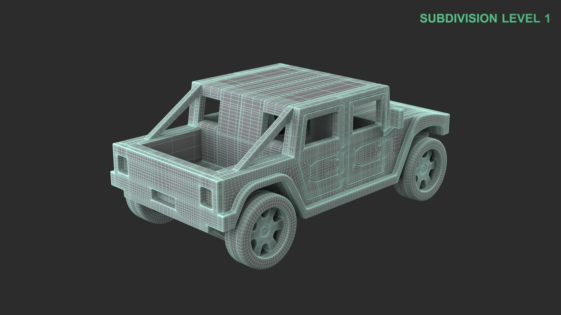 3D Wooden 4x4 Toy https://p.turbosquid.com/ts-thumb/8P/zZWl4A/fA/wireframe_0006/jpg/1738700031/1920x1080/fit_q87/cb2df9663fd5107c2cb225d400f63ddffa928608/wireframe_0006.jpg