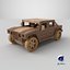 Wooden 4x4 Toy