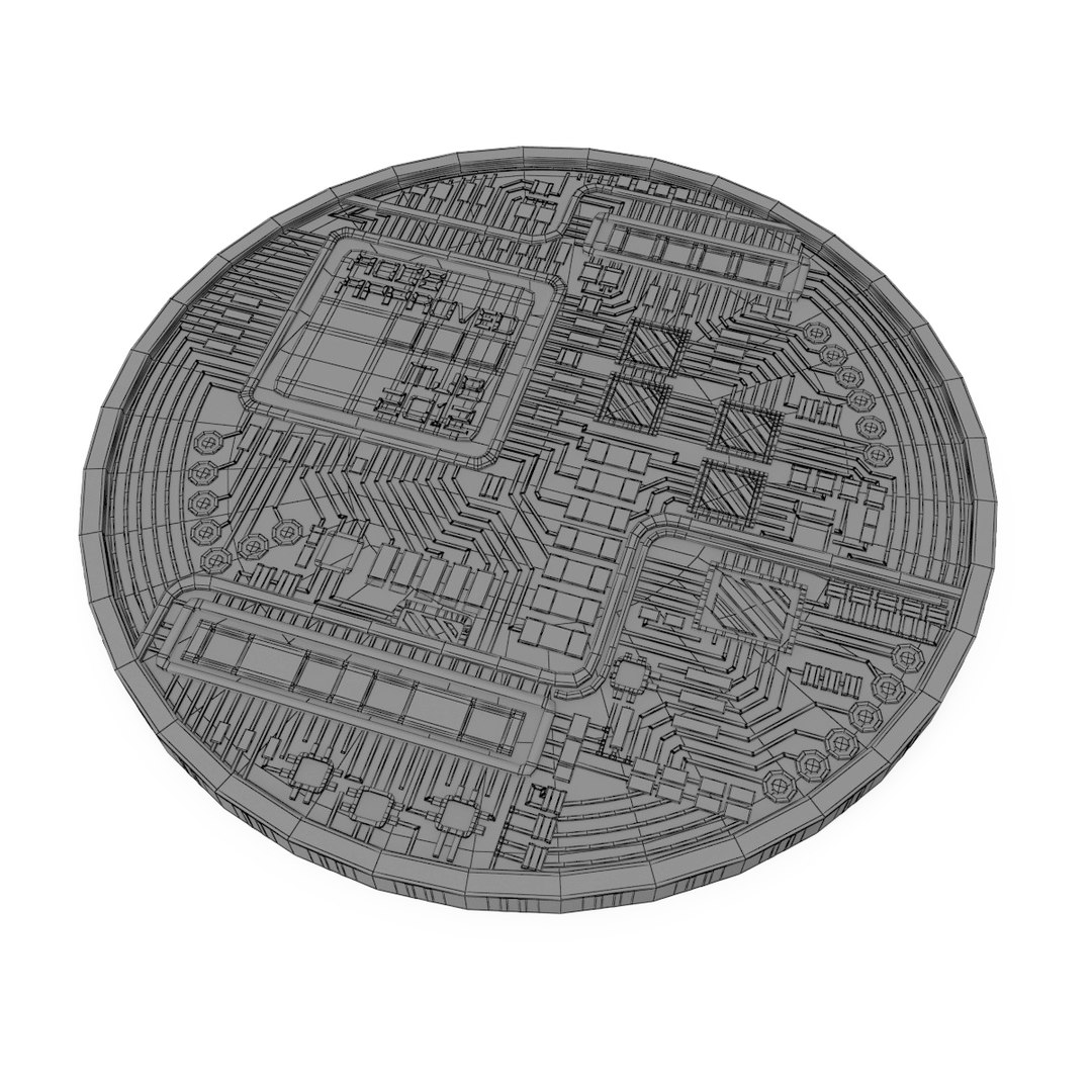 Bitcoin coin 3D model - TurboSquid 1221794