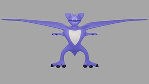 3D Cartoon character the dragon