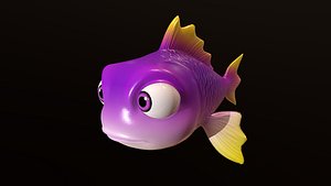 Asset - Cartoons - Animal - Fish 3D model