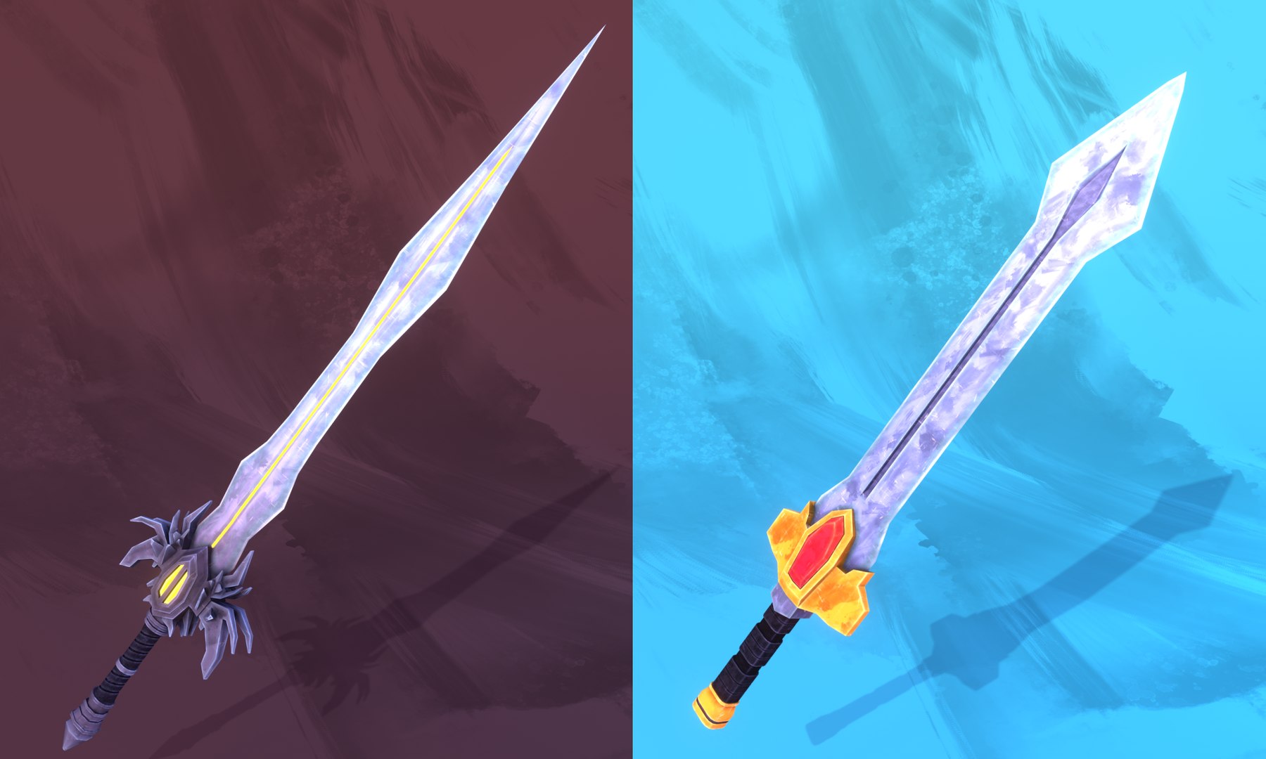 Stylized Swords And Knives Pack 3D Model - TurboSquid 2081213