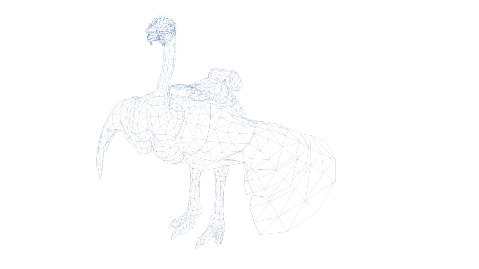Ostrich Animated 3D Model - TurboSquid 2186710