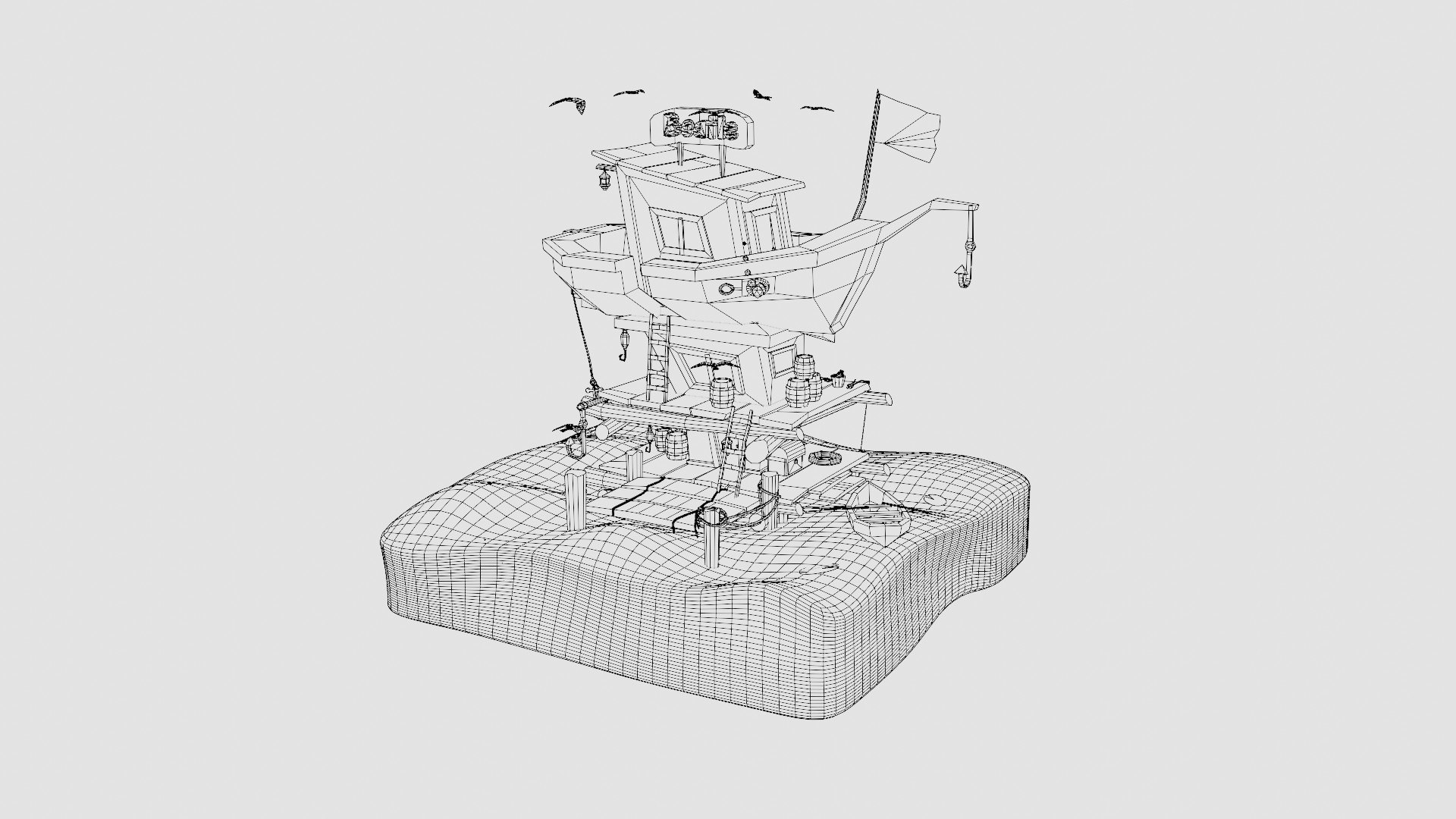 3D a boat hotel on the sea Low-poly 3D model https://p.turbosquid.com/ts-thumb/8Q/EGulaR/o2/wireframe2/jpg/1653989884/1920x1080/fit_q87/97af8d0f4646590e5538928595786d2d3457faee/wireframe2.jpg
