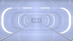 3D Sci Fi Tunnel