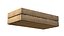 Caja de madera amarilla con forma de fruta del dragón