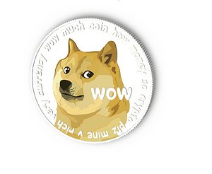 Dogecoin Digital Currency 3D Model 3D model