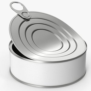 Opened Tin Can 3D model