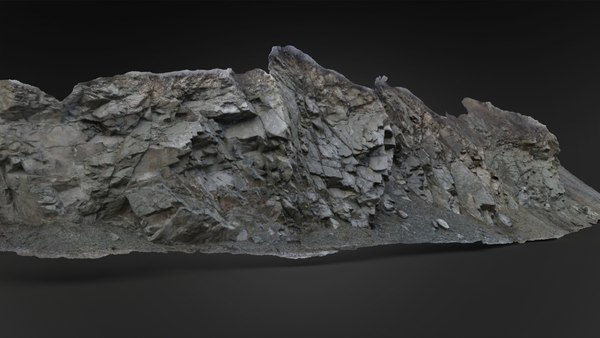 rock scanned 3D model