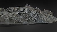 Rock scanned 3d model