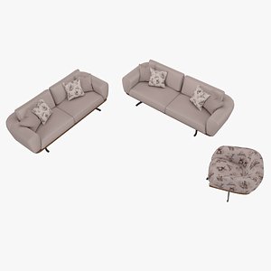 3D Sofa Set BSSS001 model