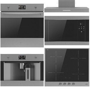 3D SMEG kitchen appliance collection model