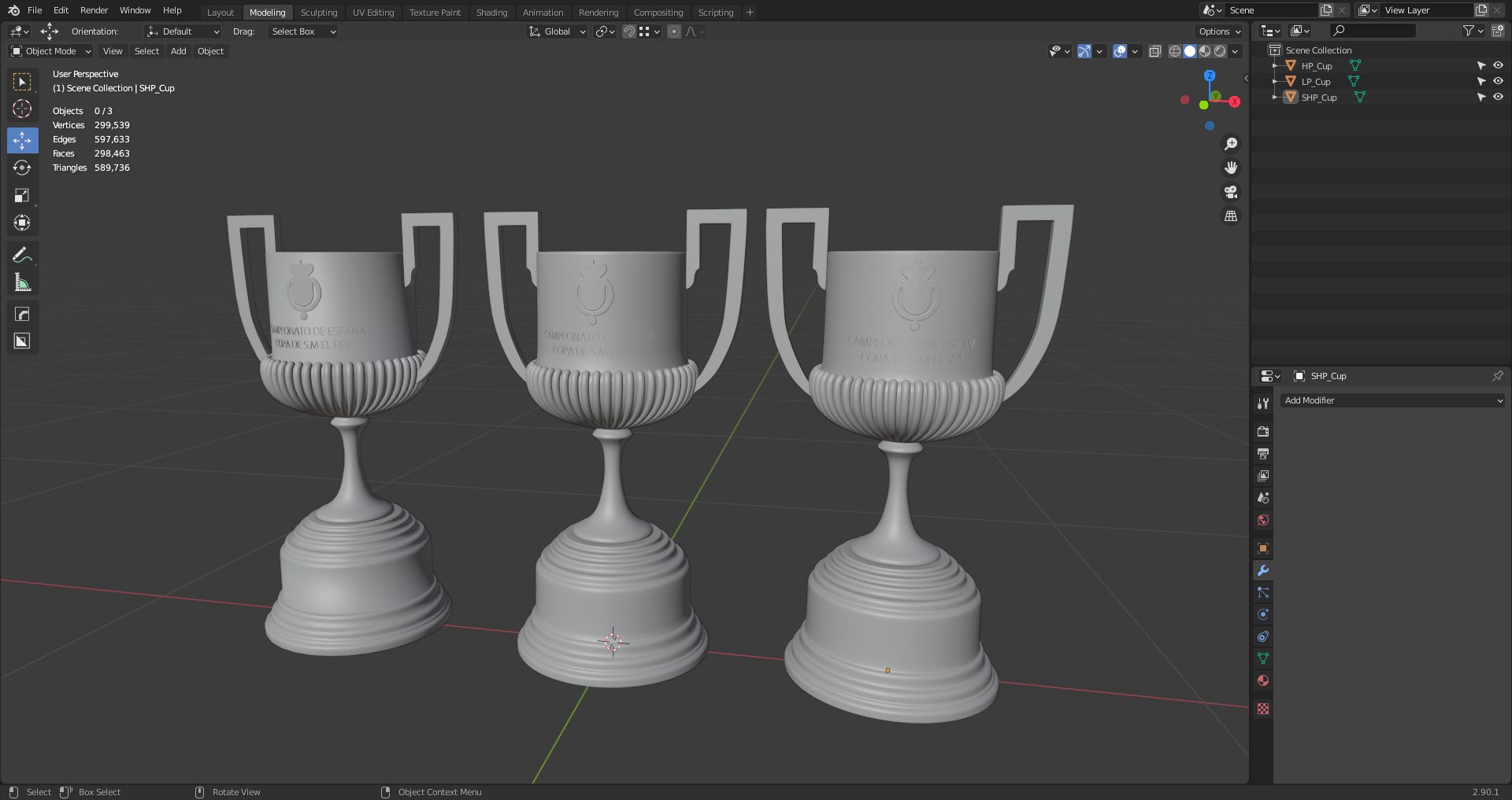 Del rey españa 3D model - TurboSquid 1663125