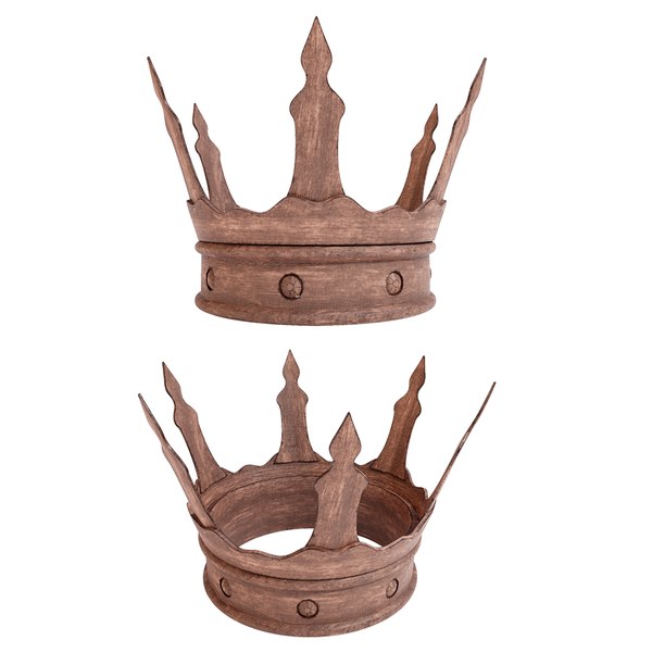 3D king crown ornament PBR 3d model 3D model