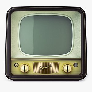 vintage tv start- d model