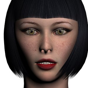 v 1 0 realistic female 3d model