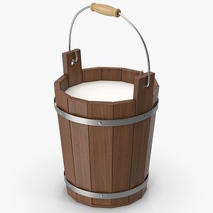 Wooden Milk Bucket