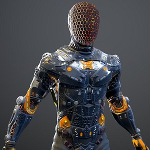 Sci-fi character 2 3D model