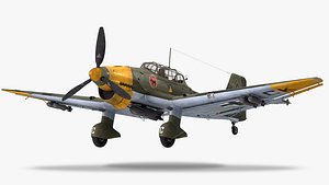 3D Junkers Ju 87B-2 Stuka