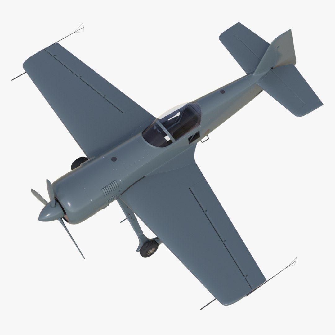 Sukhoi Su-31 Aerobatic Aircraft 3d Obj Sukhoi Su-31 Aerobatic Aircraft 3d Obj