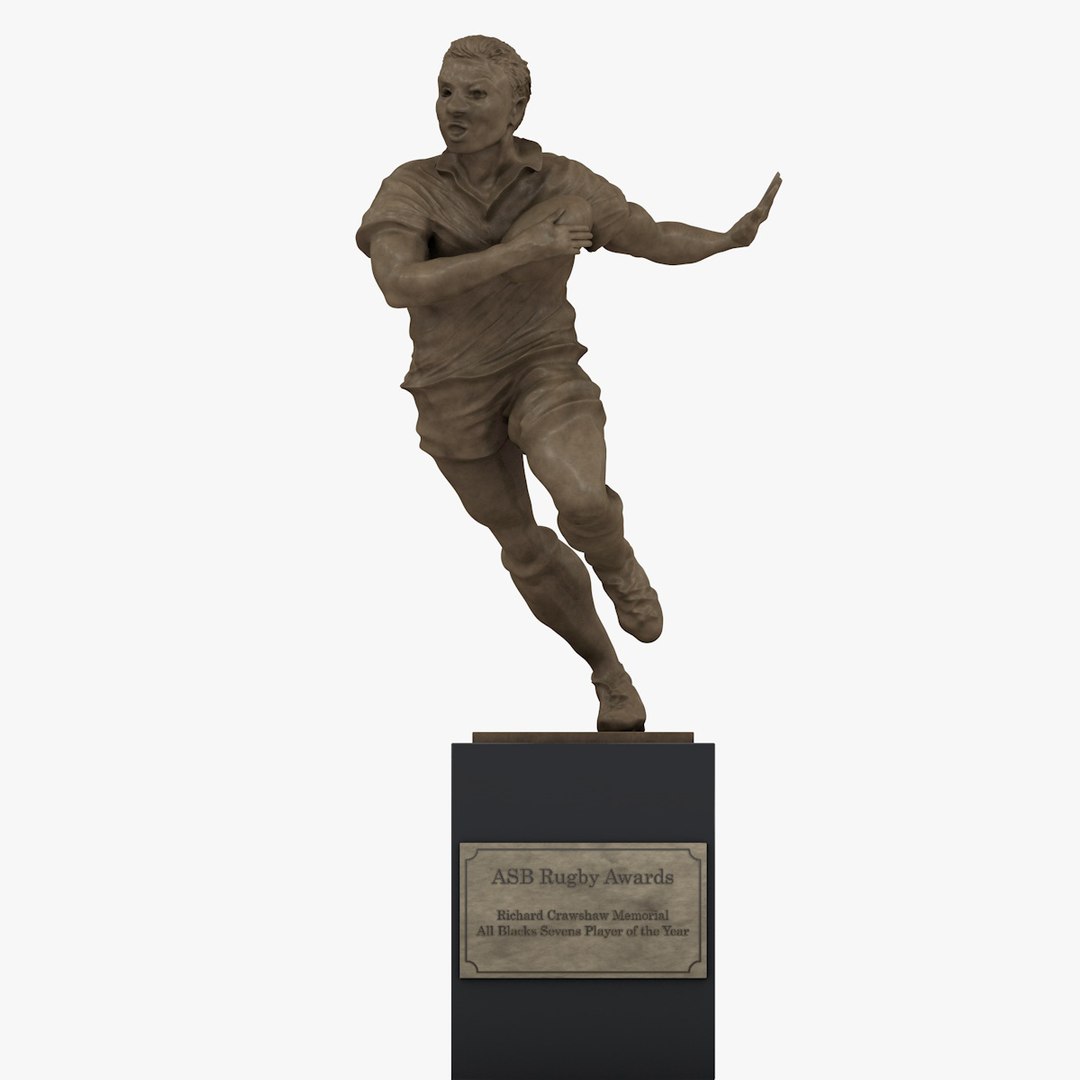 3D ASB Rugby Awards Richard Crawshaw Memorial All Blacks Sevens Player ...