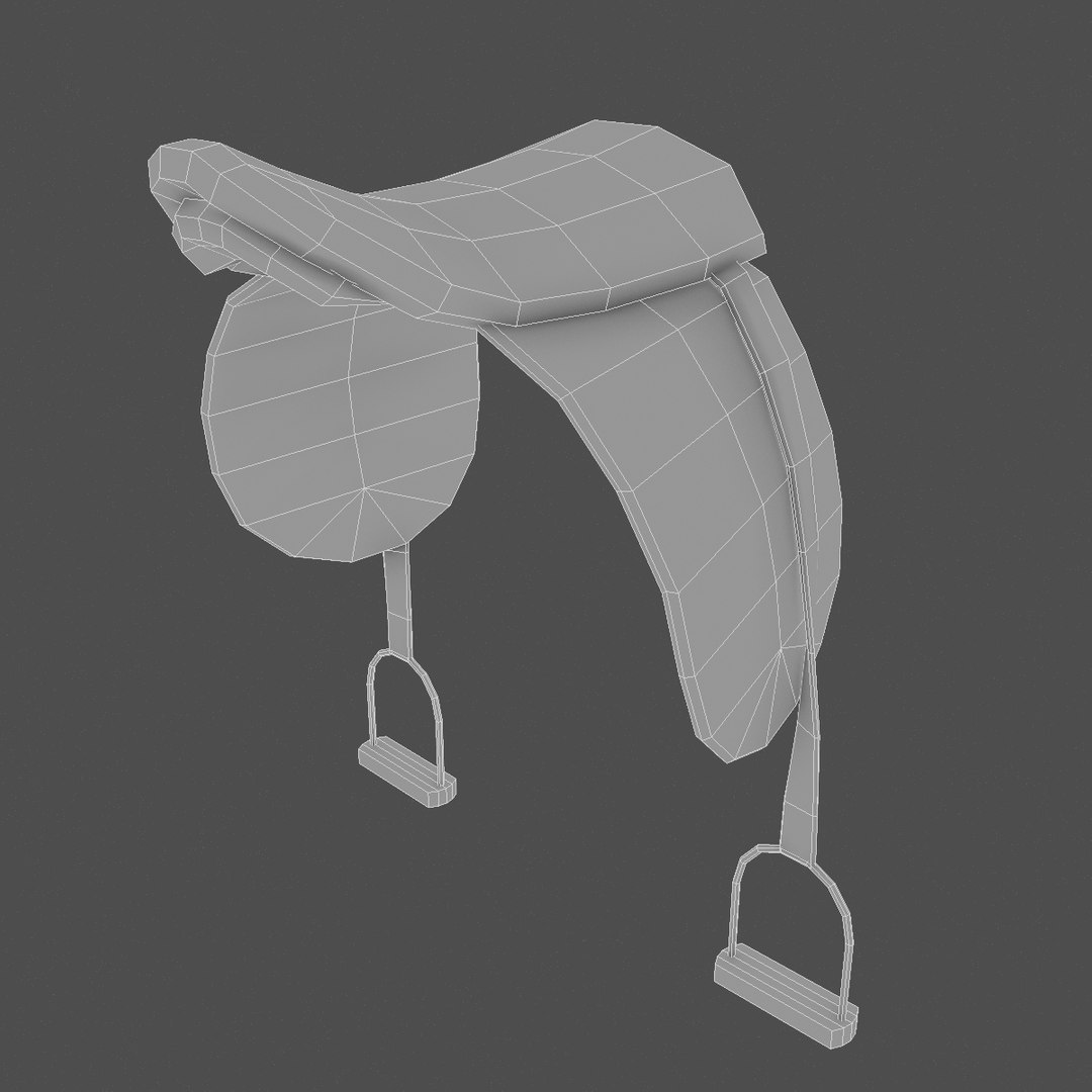 Medieval Saddle 3d 3ds