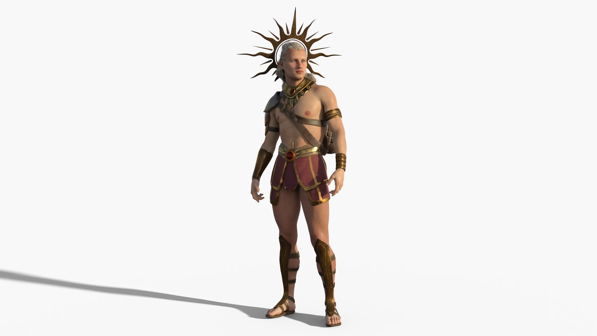 3D Apollo - God Of Light Low-poly 3D Model - TurboSquid 2442172
