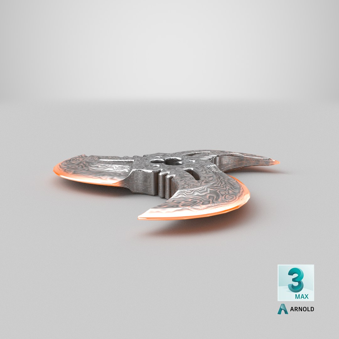 3D Model Throwing Star VIII M V Em - TurboSquid 2011165