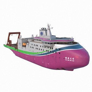 3D Scientific Research Ship -  Explorer III