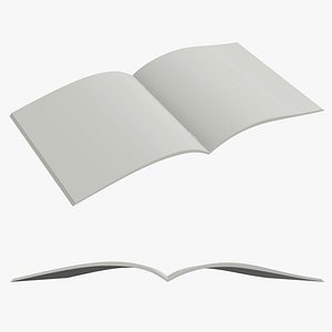 book brochure 3D model