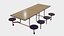 Mobile Cafeteria Table